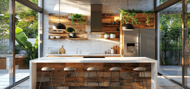 Comment rénover une ancienne cuisine en bois pour un style contemporain ?